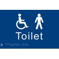 Braille - Toilet Gents / Disabled