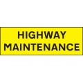 Highway Maintenance - Reflective Self Adhesive Vinyl