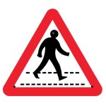 Re-Flex Sign - Pedestrian Crossing