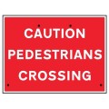 Re-Flex Sign - Caution - Pedestrians Crossing