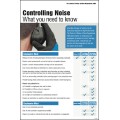 Controlling Damage from Noise At Work - Poster