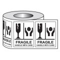 Fragile Handle with Care - Labels (Roll of 250)