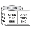 Open this End - Labels (Roll of 250)