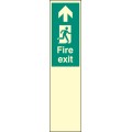 Door Plate - Fire Exit Straight On