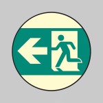 Emergency Exit - Left - Floor Marker Emergency Exit - Left - Floor Marker
