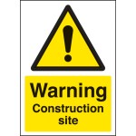 A4 Warning - Construction Site