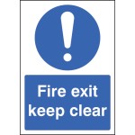 A4 - Fire Exit Keep Clear