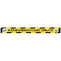 Maintain a Safe Distance Floor Graphic - 2m