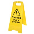 Caution - Work in Progress - Self Standing Floor Sign