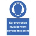 Ear Protection Must be Worn - Floor Graphic