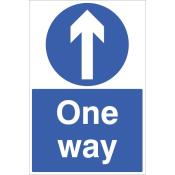 One Way - Floor Graphic