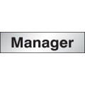 Manager - Engraved Aluminium Effect