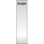 Push - Deluxe Engraved Door Plate