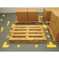 Circle - Yellow Floor Markers (Pack of 100)