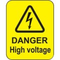 Danger - High Voltage Labels