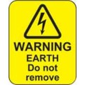 Warning - Earth Do Not Remove Labels