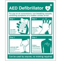 AED Defibrillator Instructions