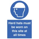 Hard Hats Must be Worn On this Site At All Times