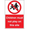 Children Must Not Play On this Site