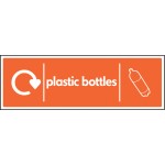 Plastic Bottles - WRAP Recycling Sign