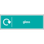 Glass - WRAP Recycling Sign