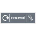 Scrap Metal - WRAP Recycling Sign