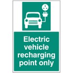 Electric Vehicle - Recharging Point Only