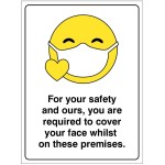 Emoji Icon - Cover your Face whilst on these Premises