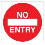 No Entry - Floor Graphic (Square)